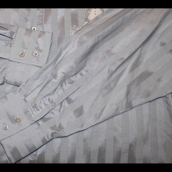 Eddie Domani Men’s Embroidered Button Down Shirt - Picture 10 of 11